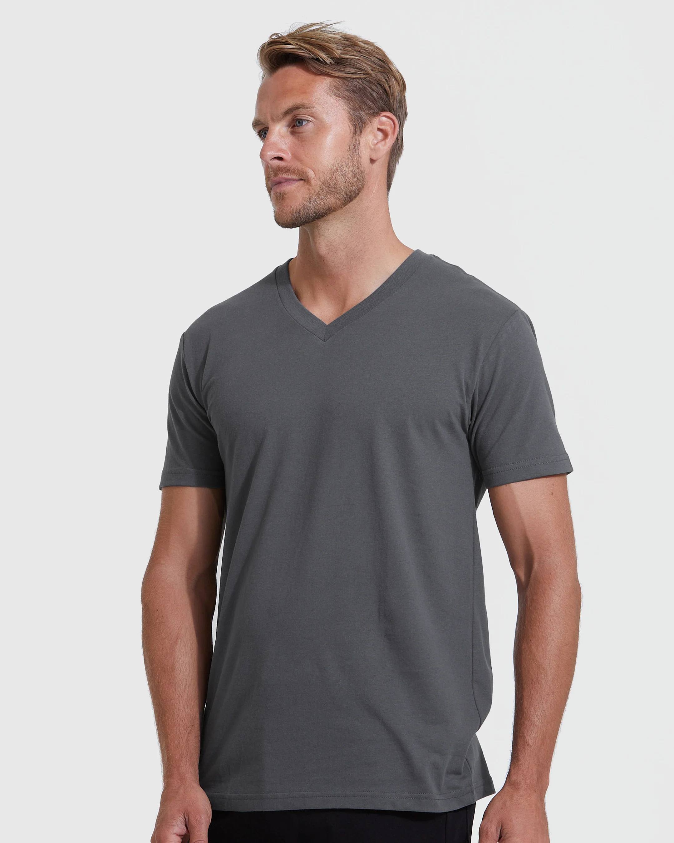 Staple Short Sleeve V-Neck Tee 3-Pack - Image 3