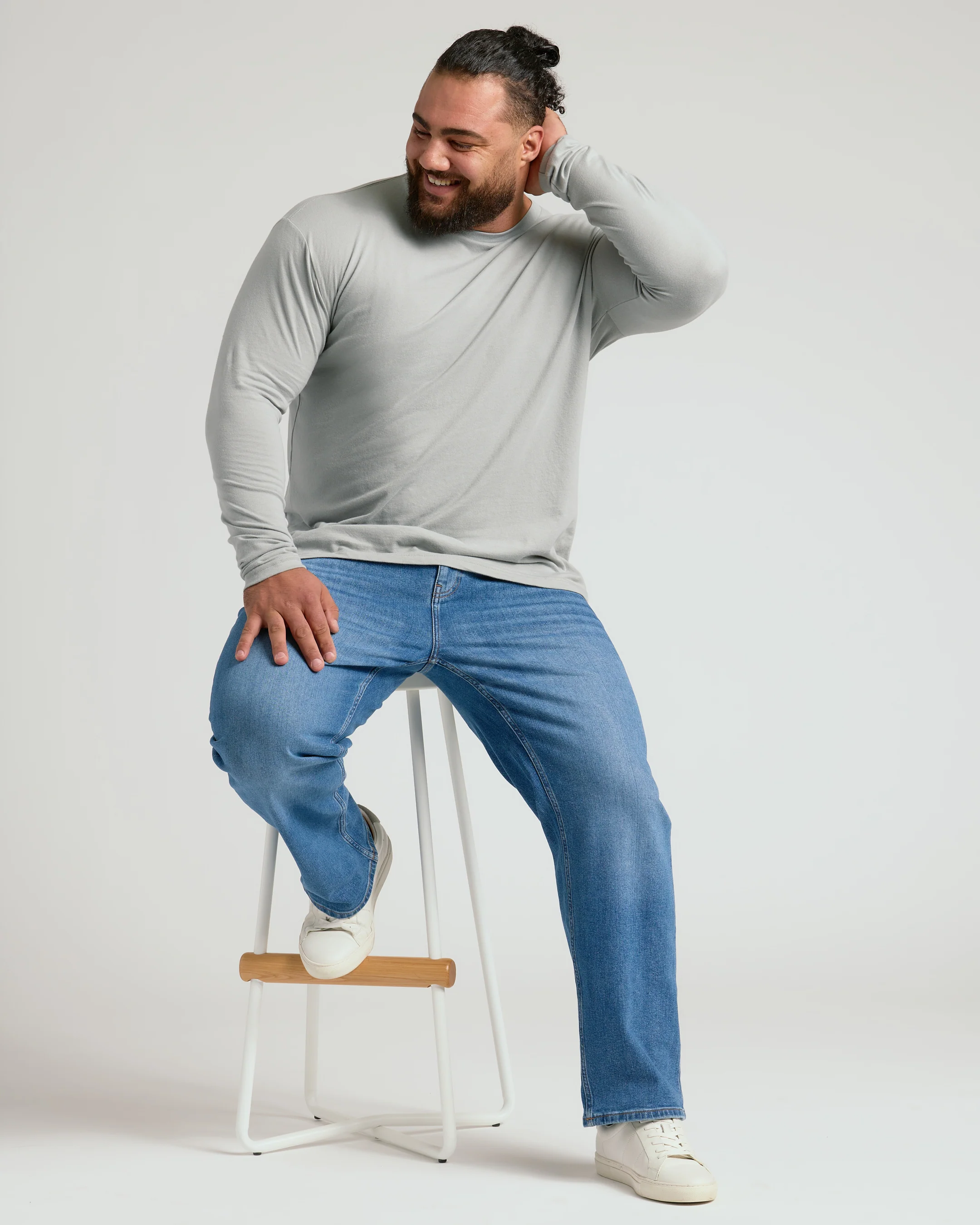 Steel Classic Long Sleeve Crew Neck - Image 4