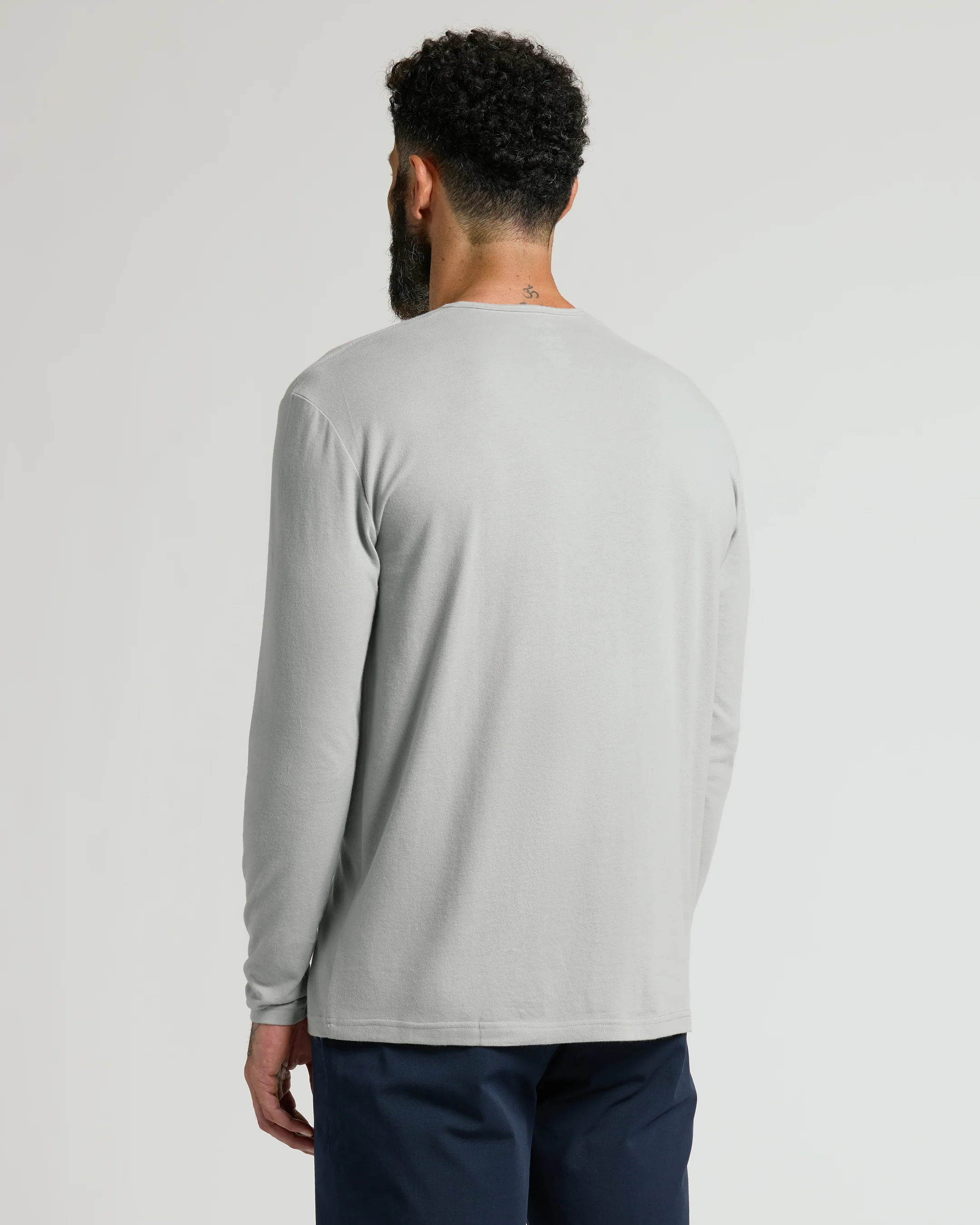 Steel Classic Long Sleeve Henley - Image 3