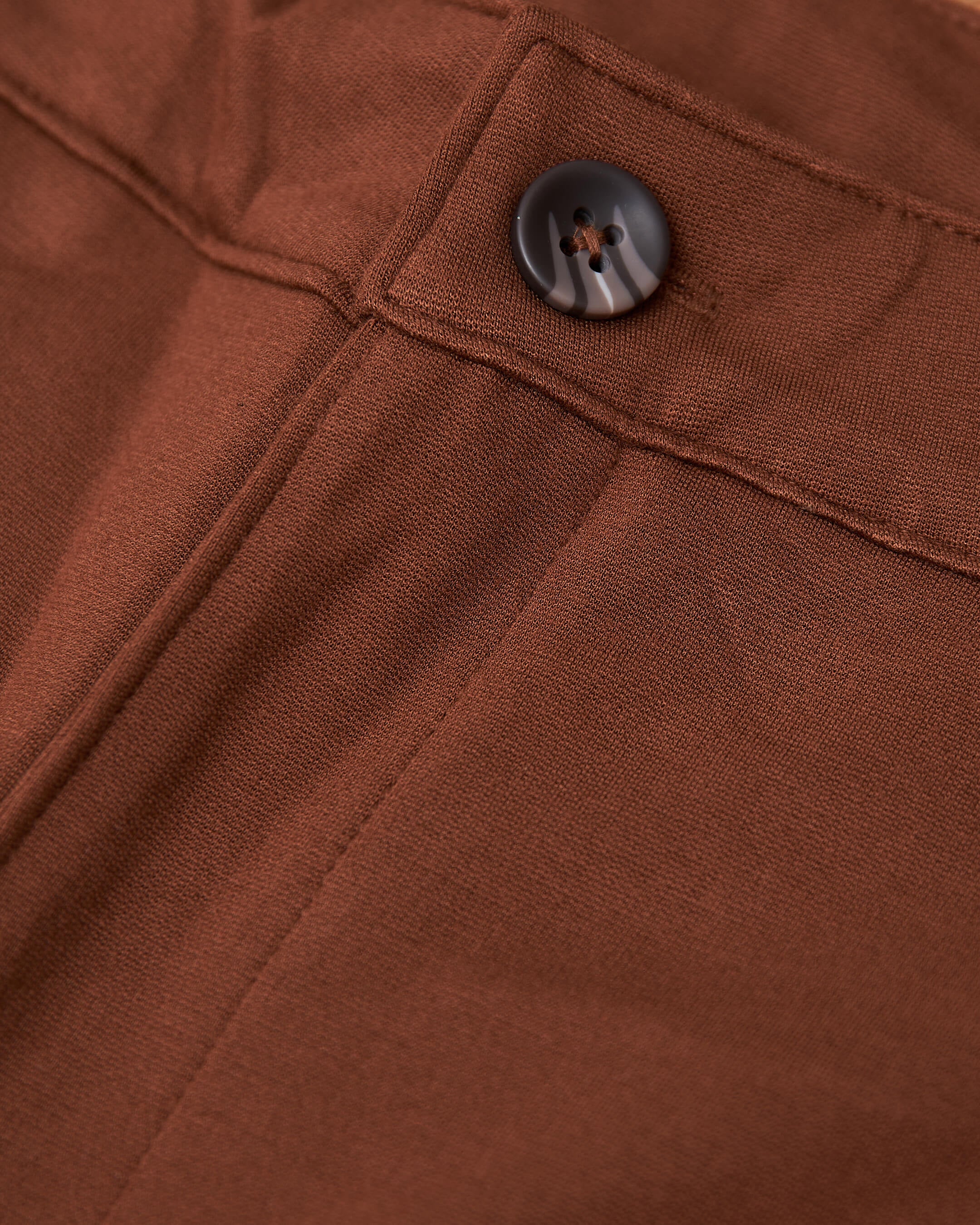 Suede Brown Slim Comfort Knit Chino Pant - Image 13