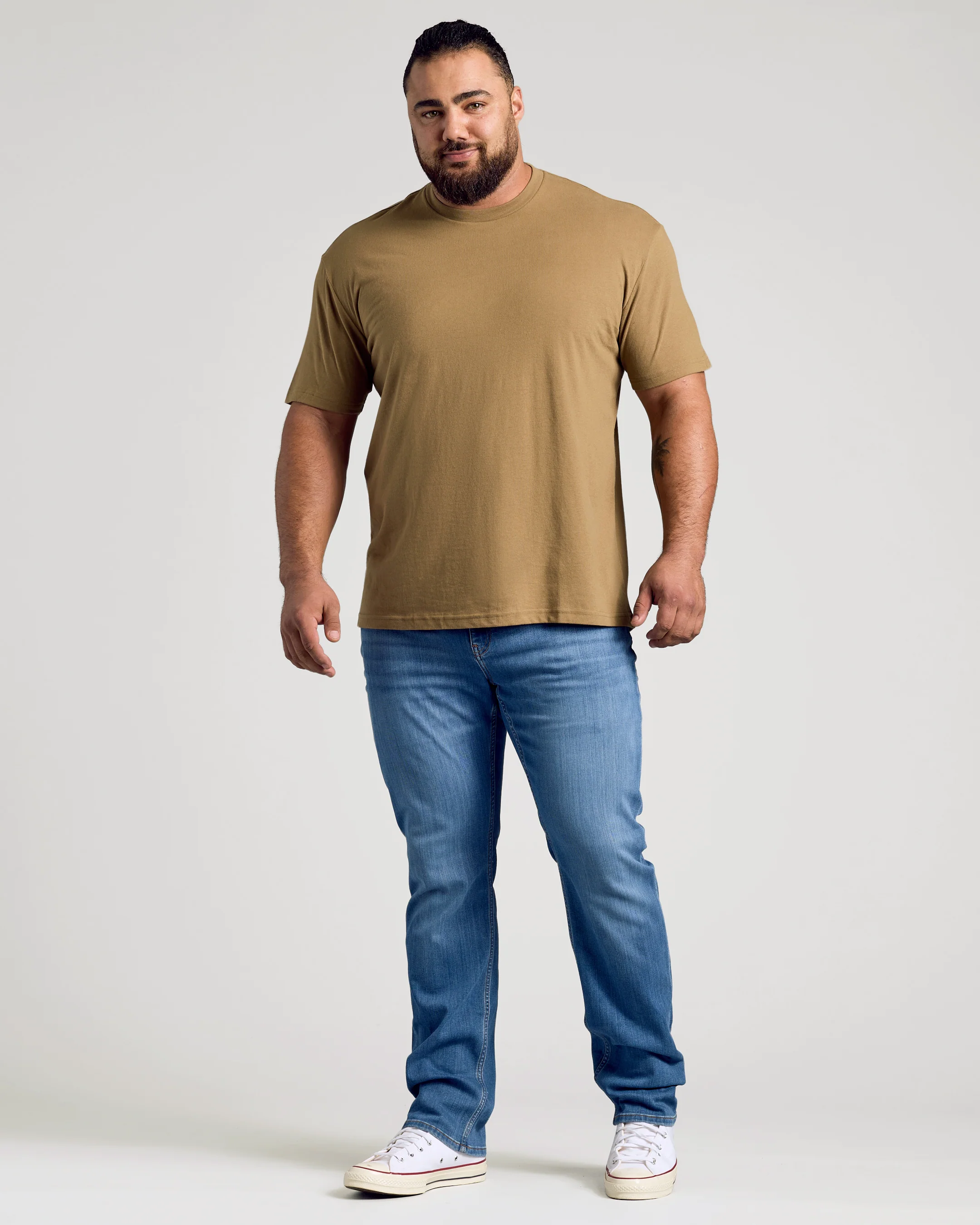 Tan 499 Classic Crew Neck - Image 7