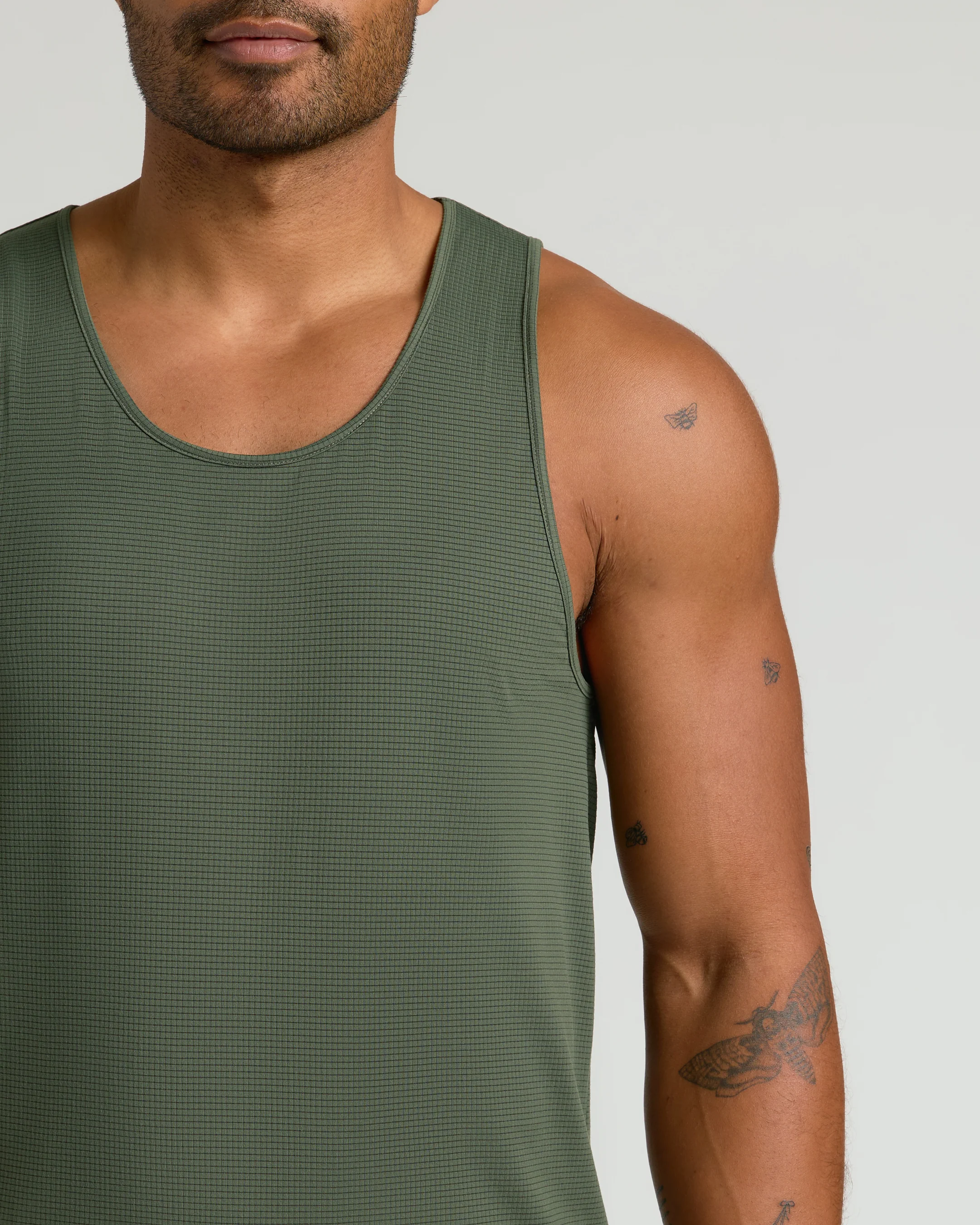 Kelp Sleeveless Active Mesh Tank - Image 5