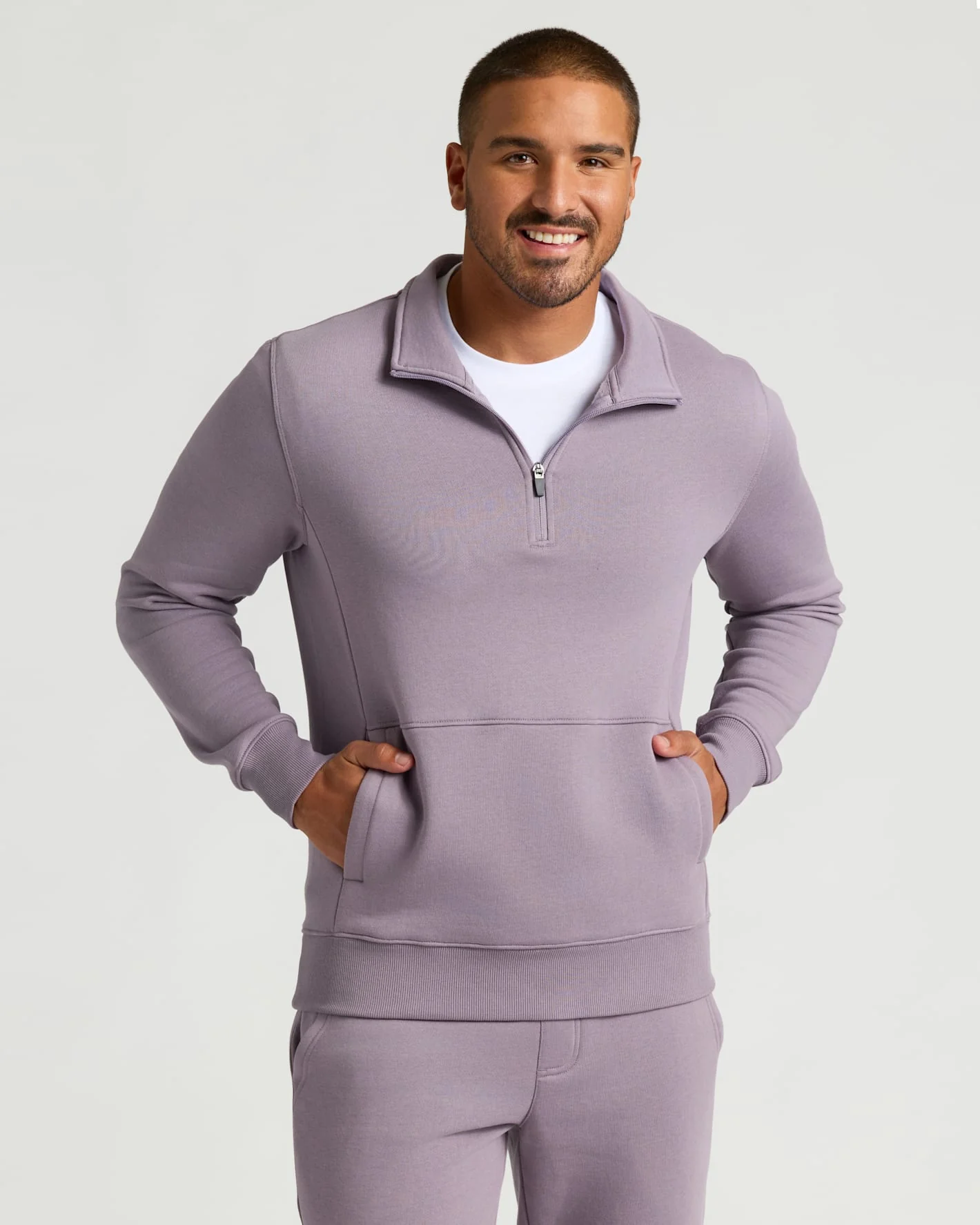 Thistle Quarter Zip Fleece Sweatshirt