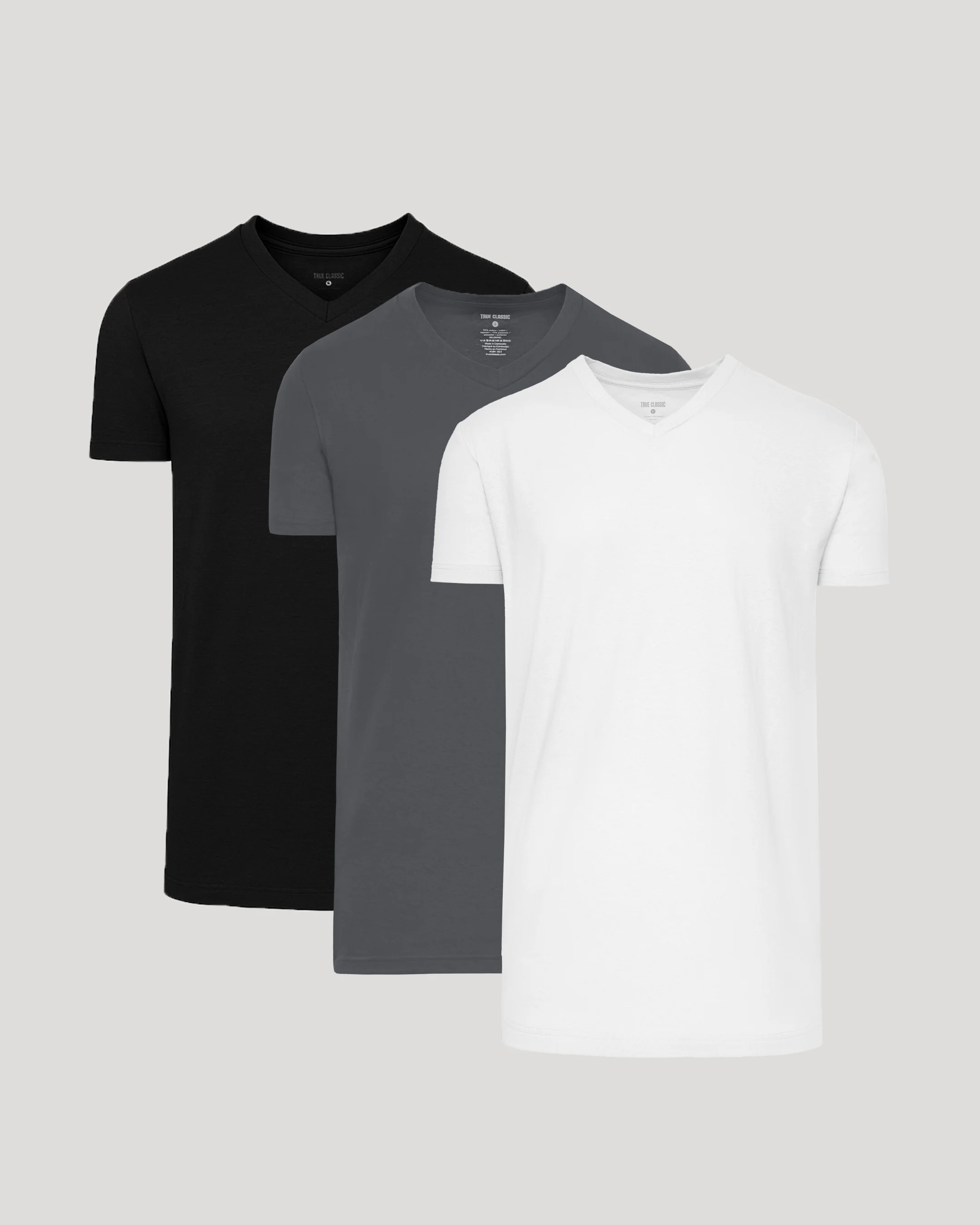 Timeless Short Sleeve Tall Classic V-Neck 3-Pack