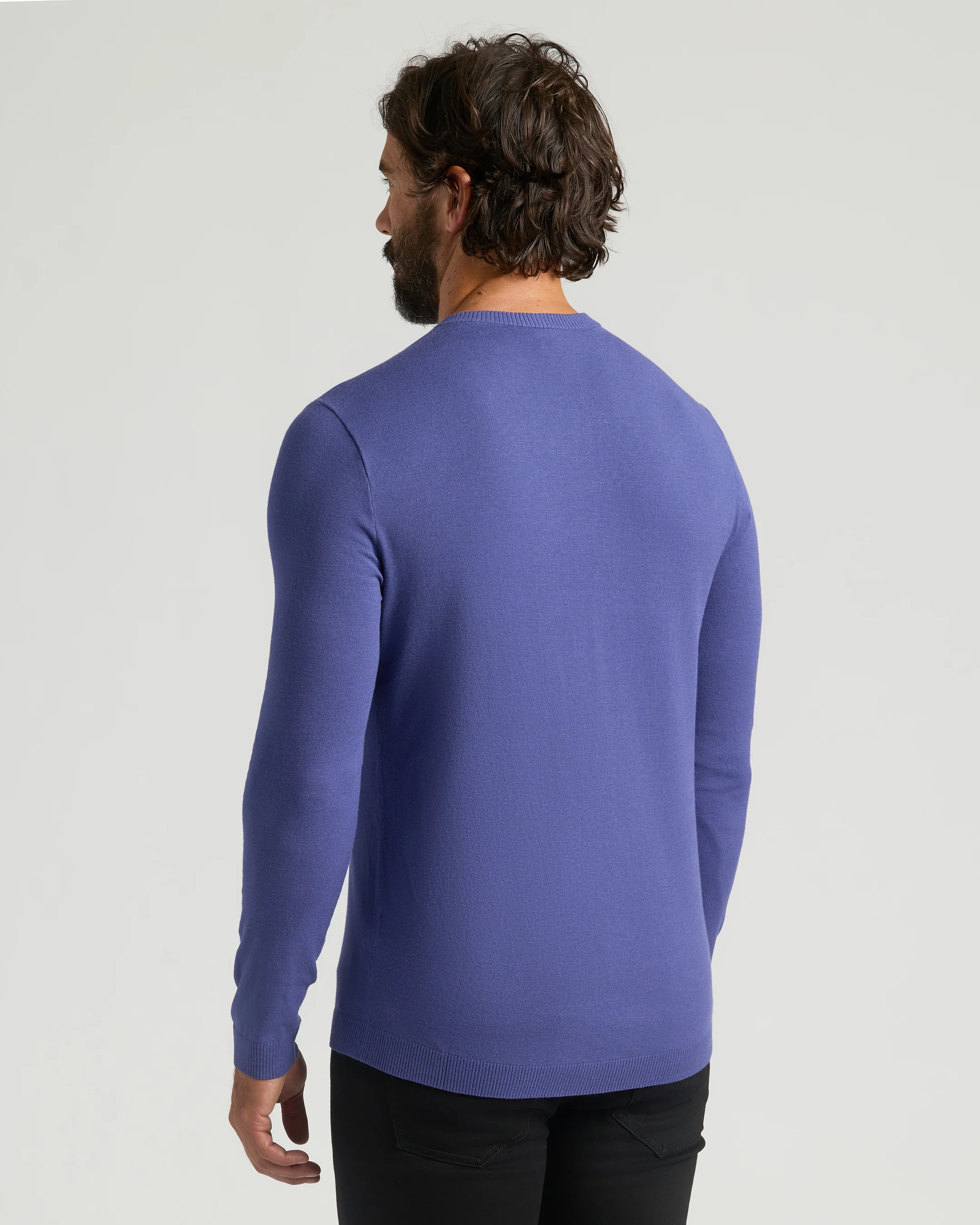 Blueberry Dressy V-Neck Sweater - Image 3