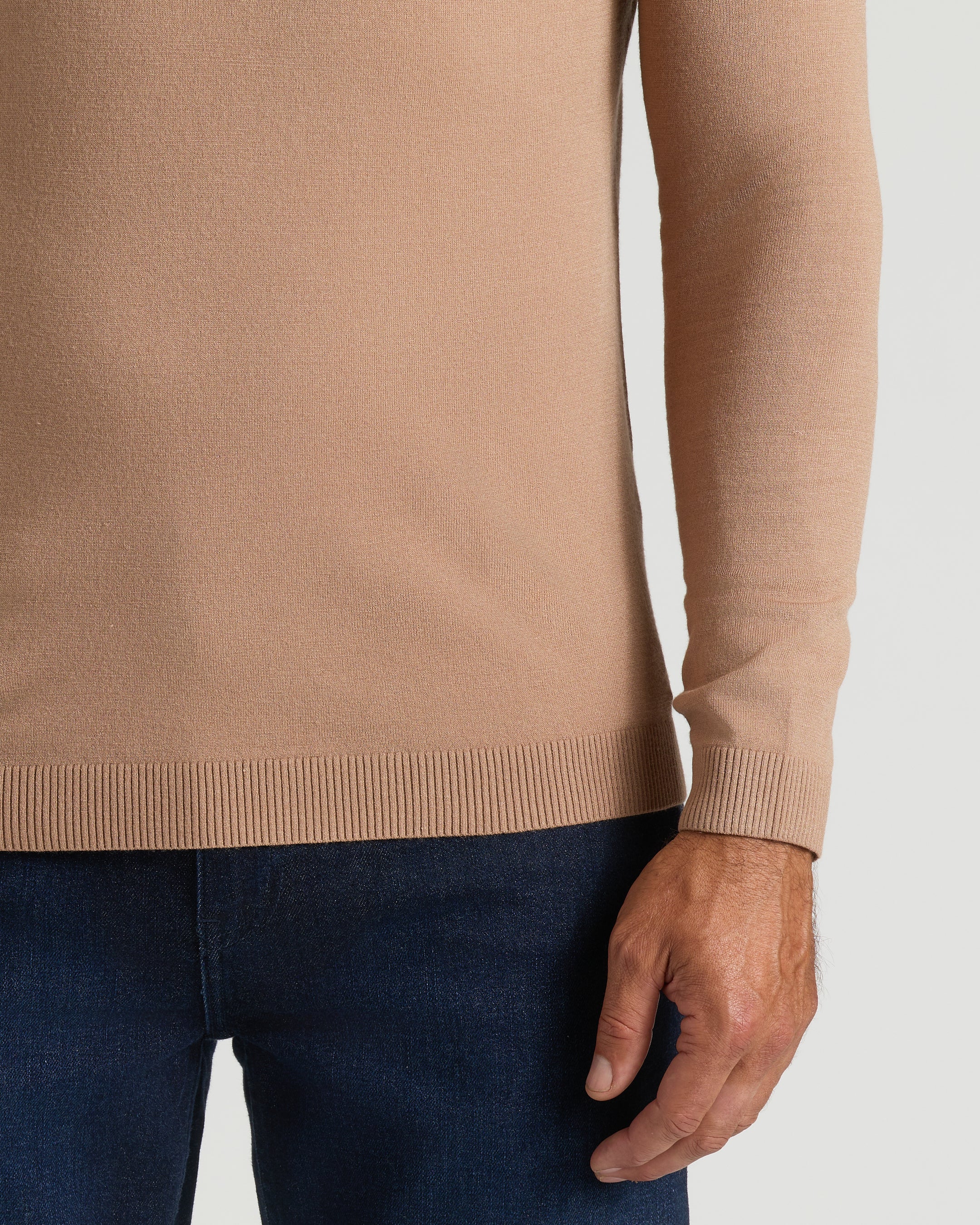 Truffle Dressy V-Neck Sweater - Image 7