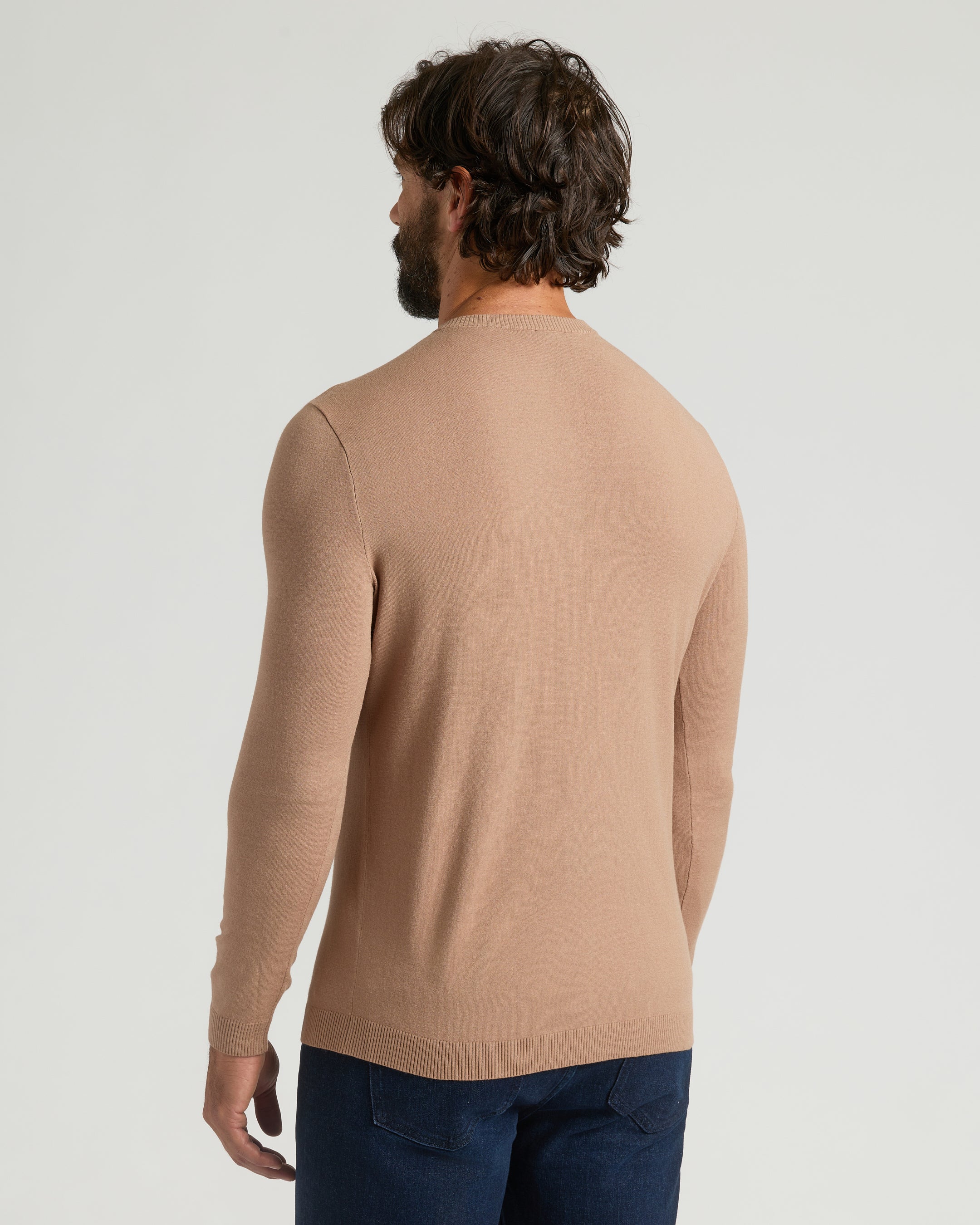Truffle Dressy V-Neck Sweater - Image 3