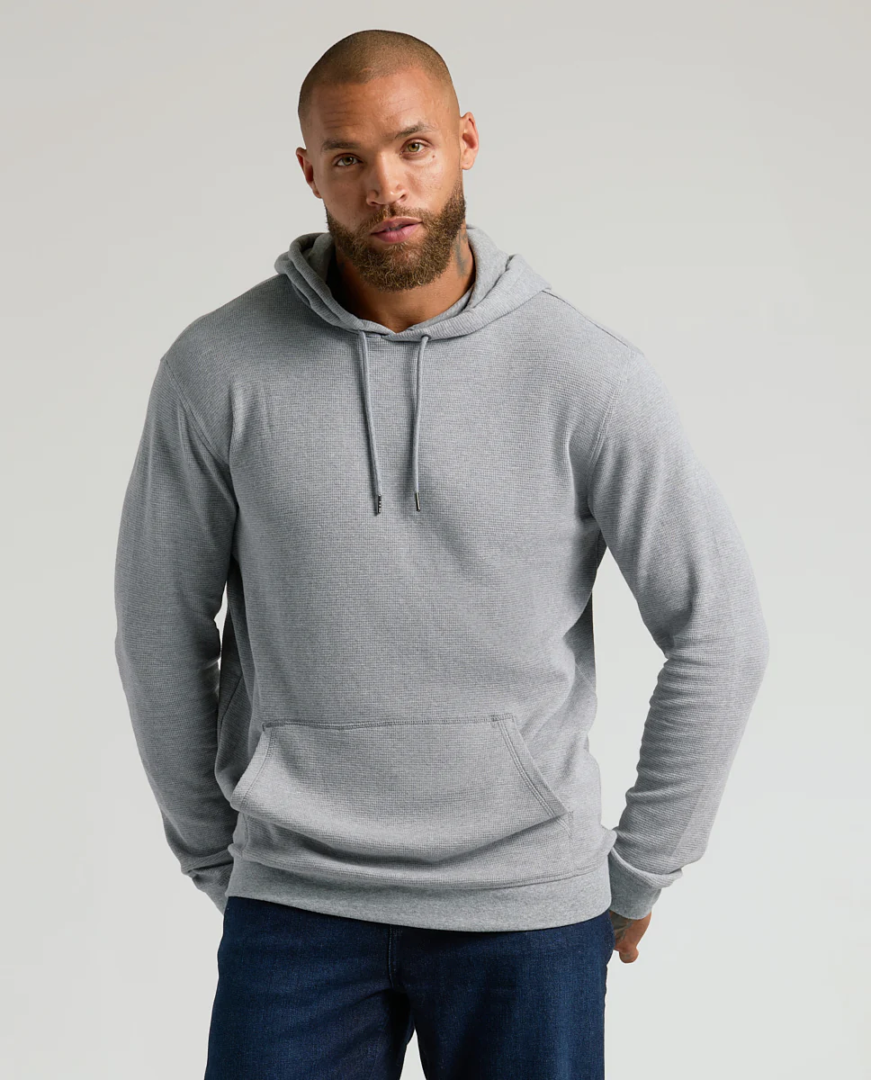 Heather Gray & Navy Waffle Hoodie 2-Pack - Image 6