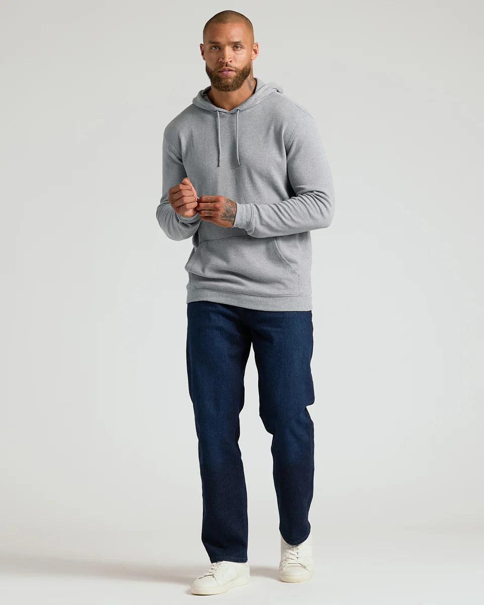 Heather Gray & Navy Waffle Hoodie 2-Pack - Image 7