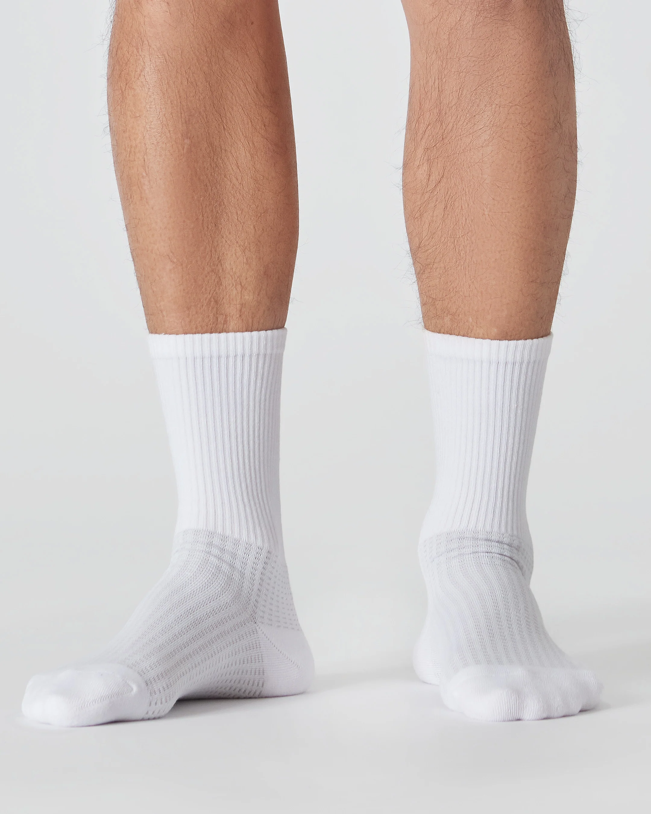 White Active Crew Socks 3-Pack - Image 2
