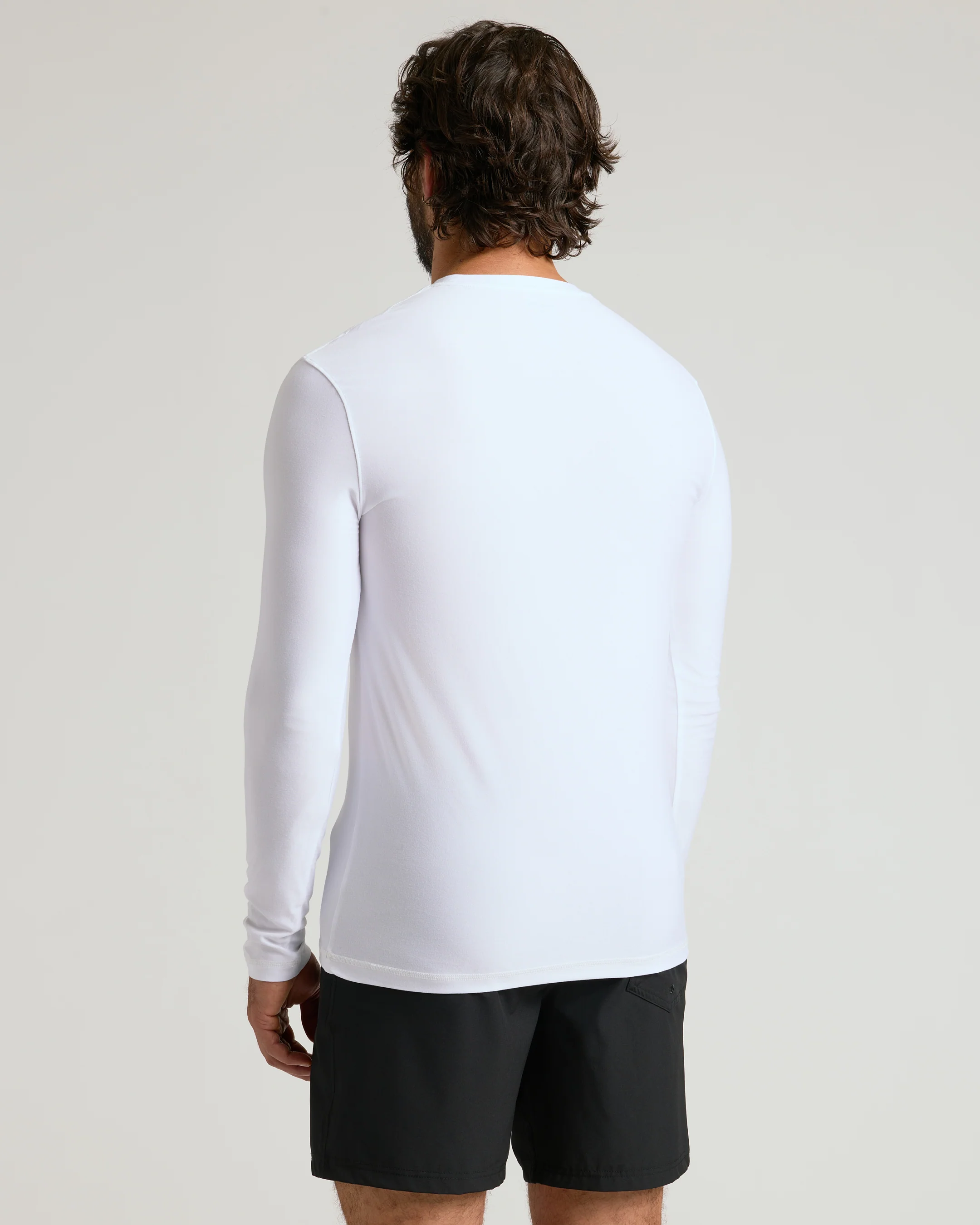 White Active Long Sleeve Crew T-Shirt - Image 5