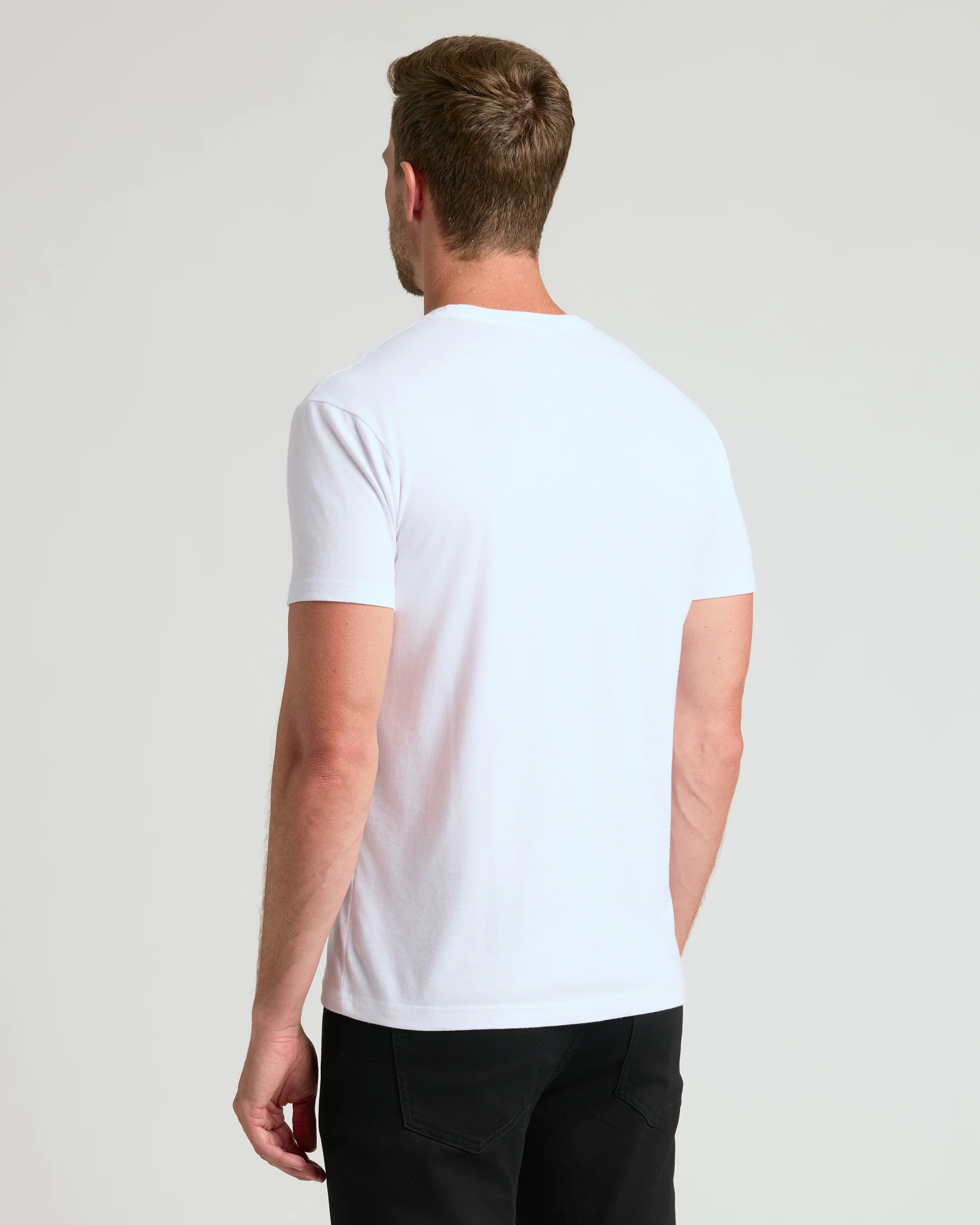 White Classic Crew Neck 3-Pack - Image 4