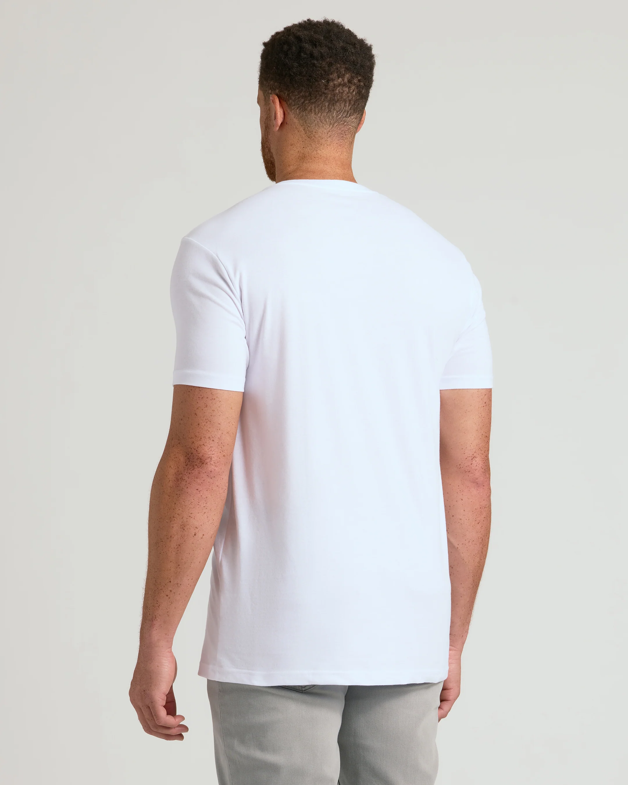 White Classic Tall V-Neck 10-Pack - Image 4