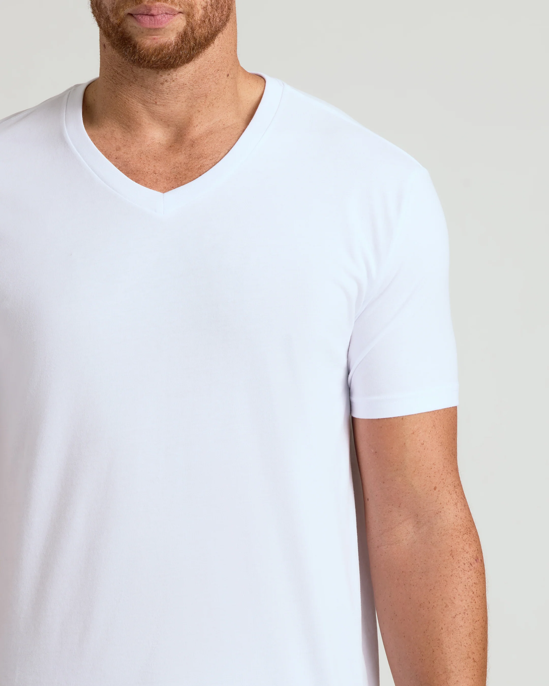 White Classic Tall V-Neck 10-Pack - Image 5