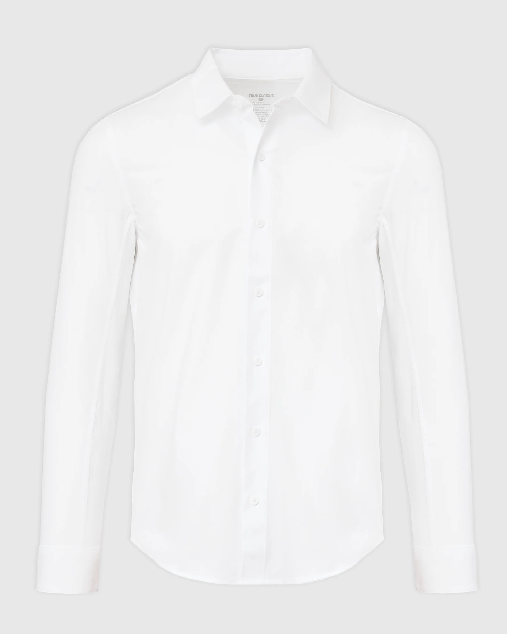 White Commuter Long Sleeve Shirt - Image 2