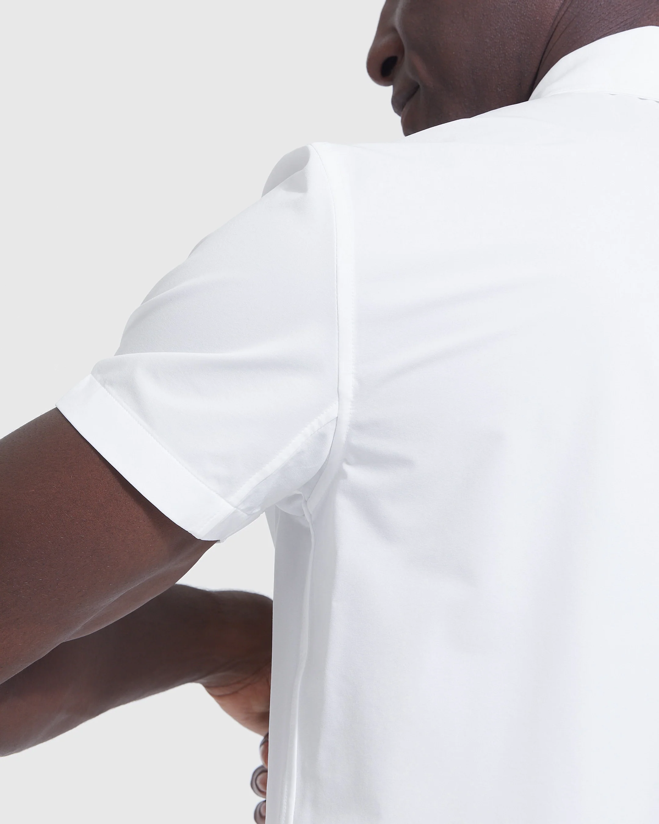 White Commuter Short Sleeve Shirt - Image 5