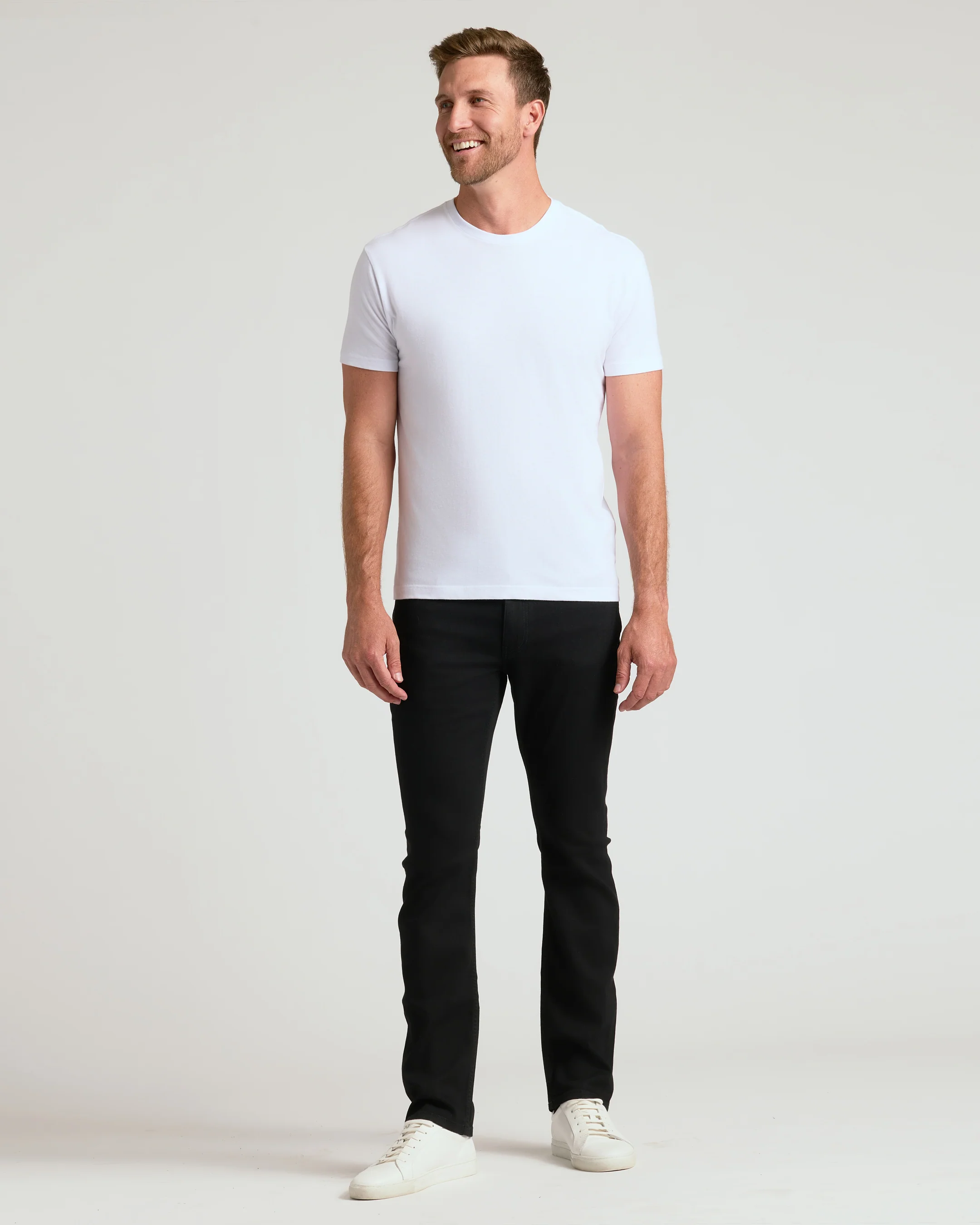 White Classic Crew Neck - Image 8