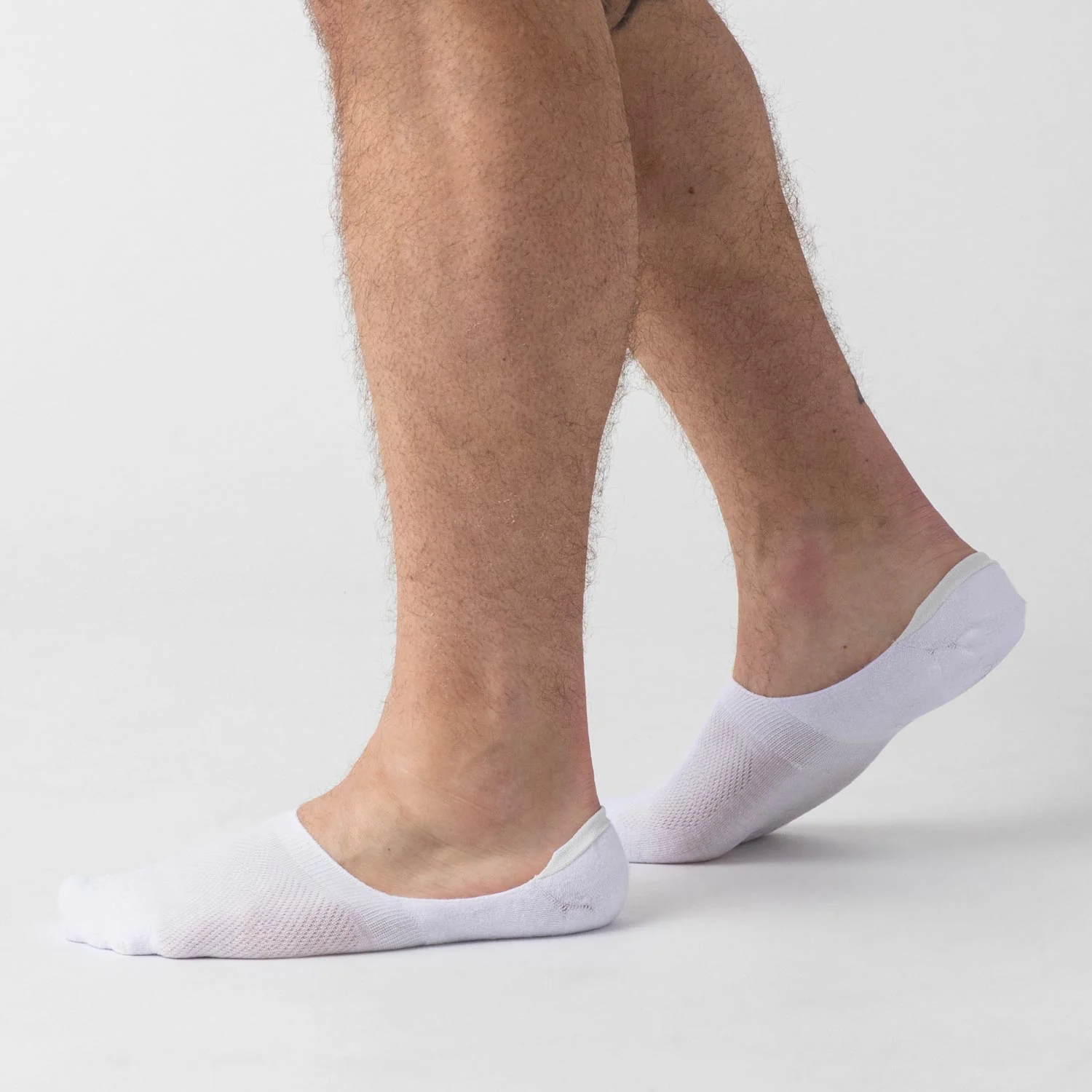 White Never Show Socks 6-Pack - Image 4