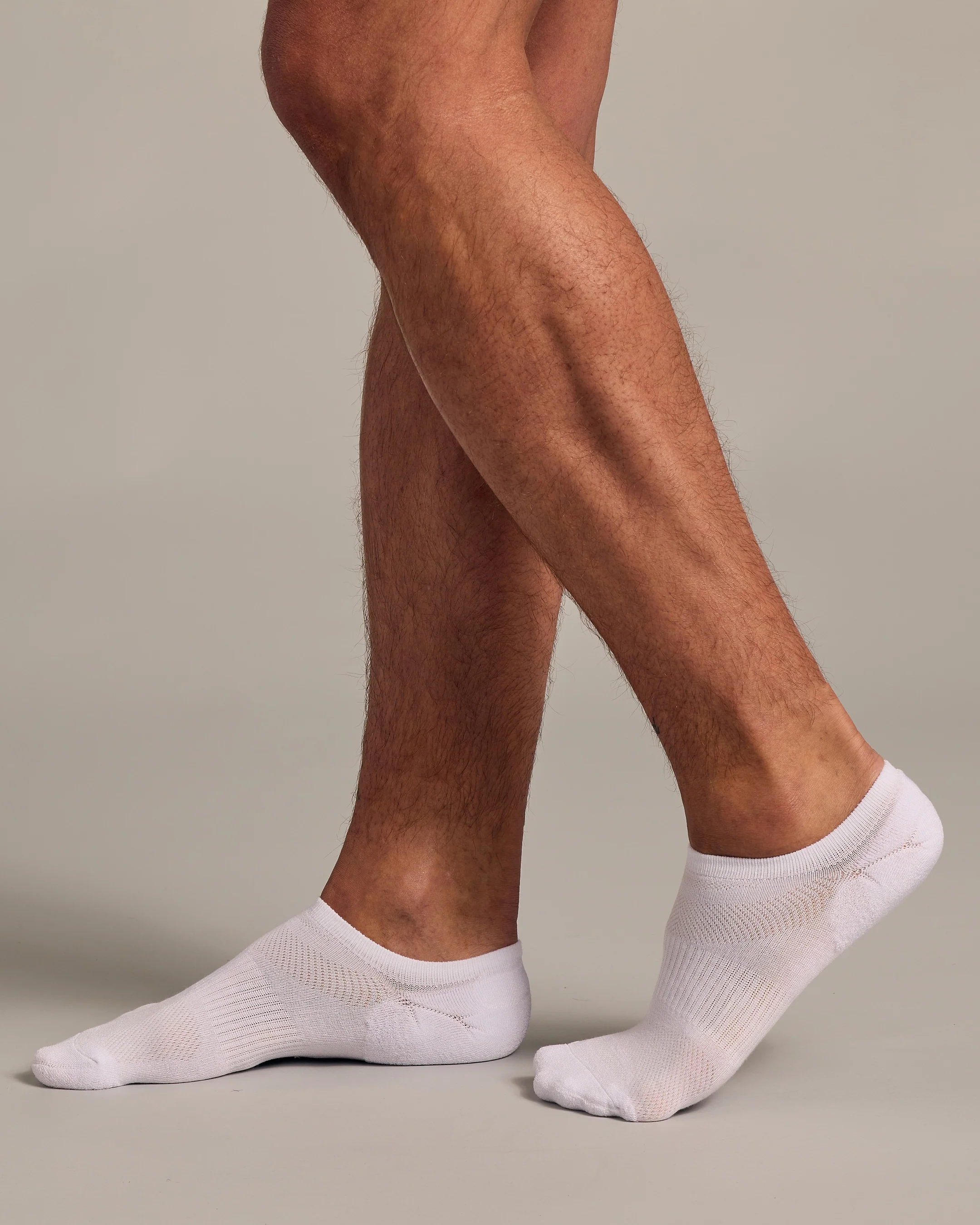 White No Show Socks 3-Pack - Image 3