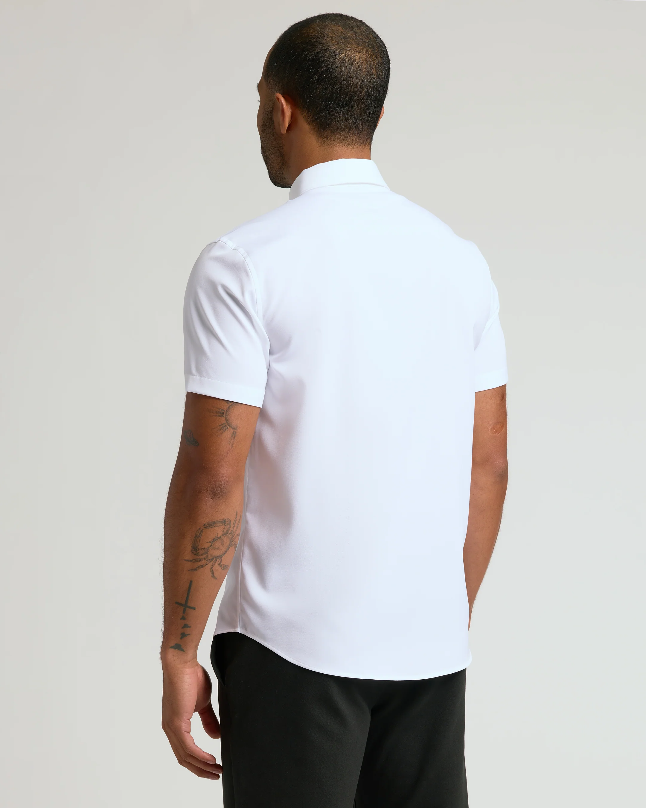 White Performance Dress Shirt - Image 3