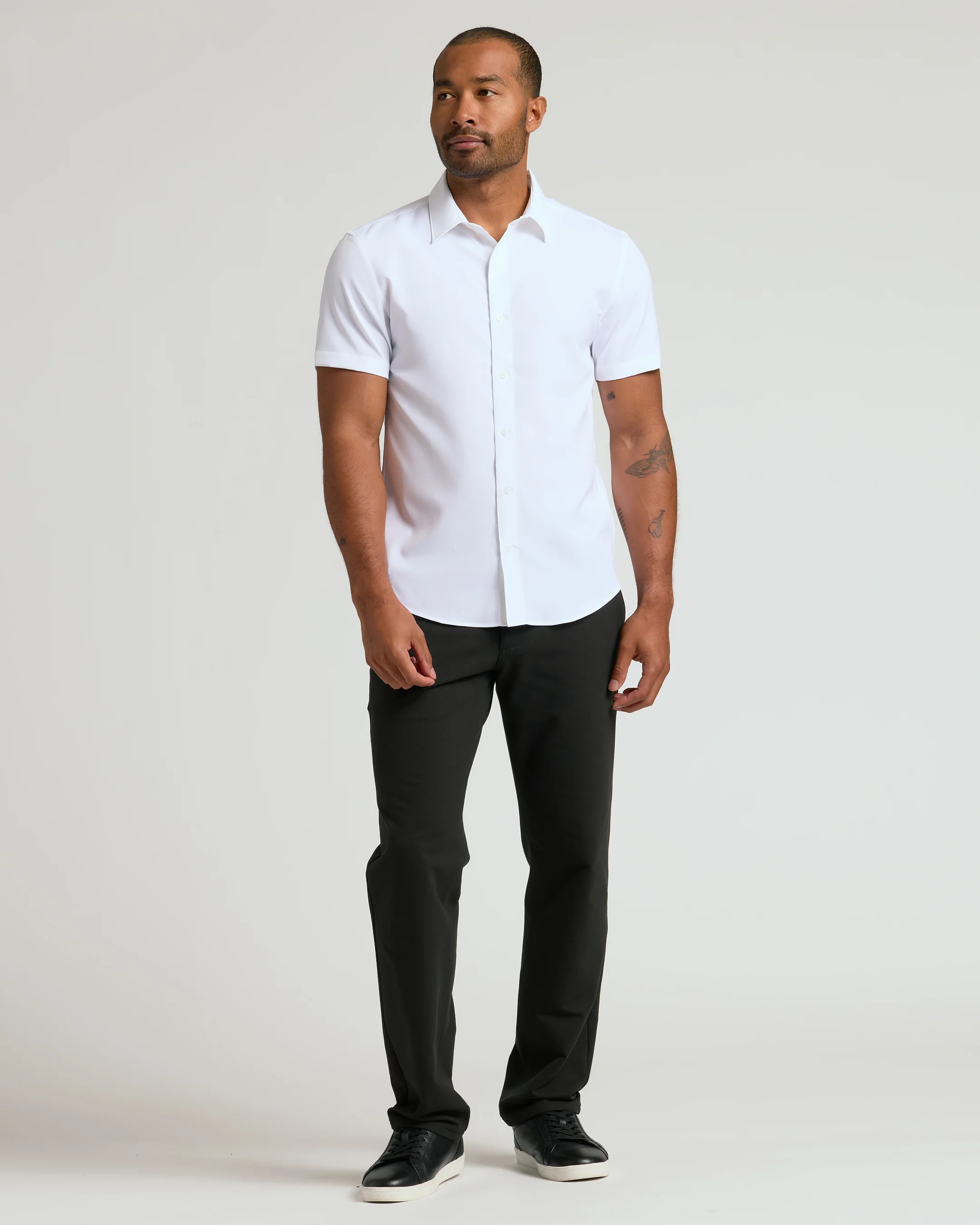 White Performance Dress Shirt - Image 6