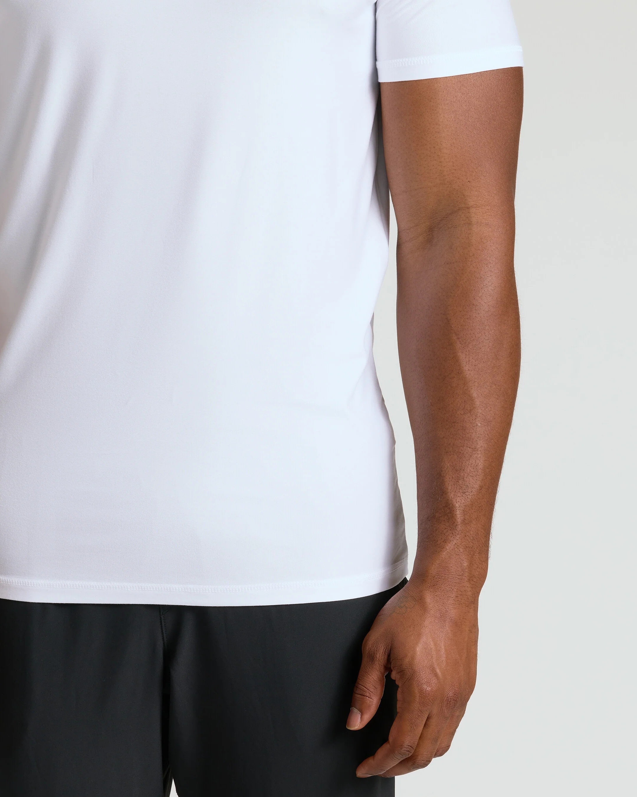 White Tall Active Crew Neck 2.0 - Image 4