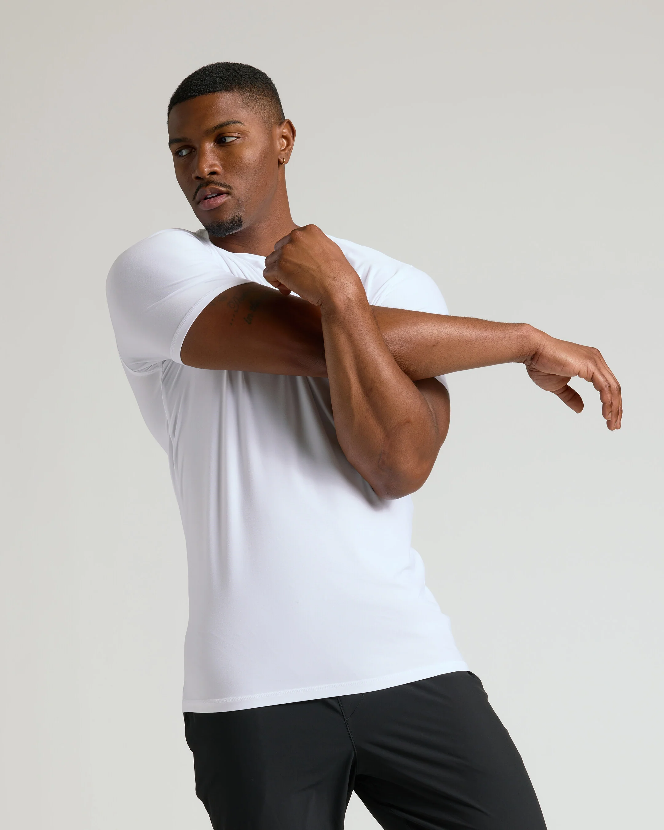 White Tall Active Crew Neck 2.0 - Image 5