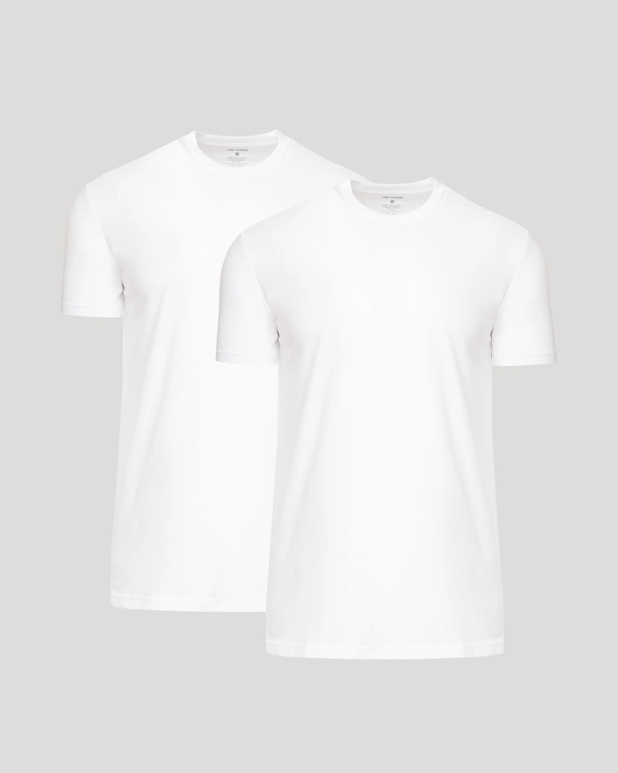 White Tall Active Crew 2-Pack