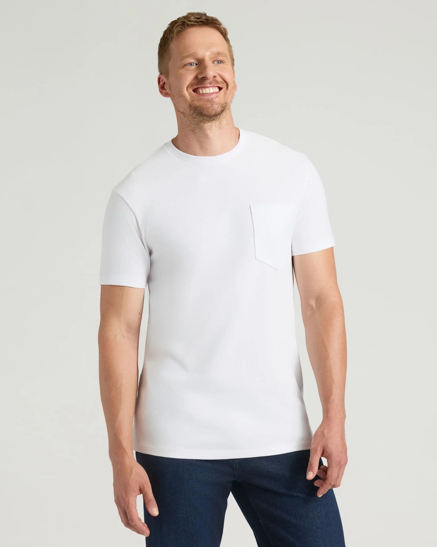 White Tall Heavyweight Pocket Crew - Image 5