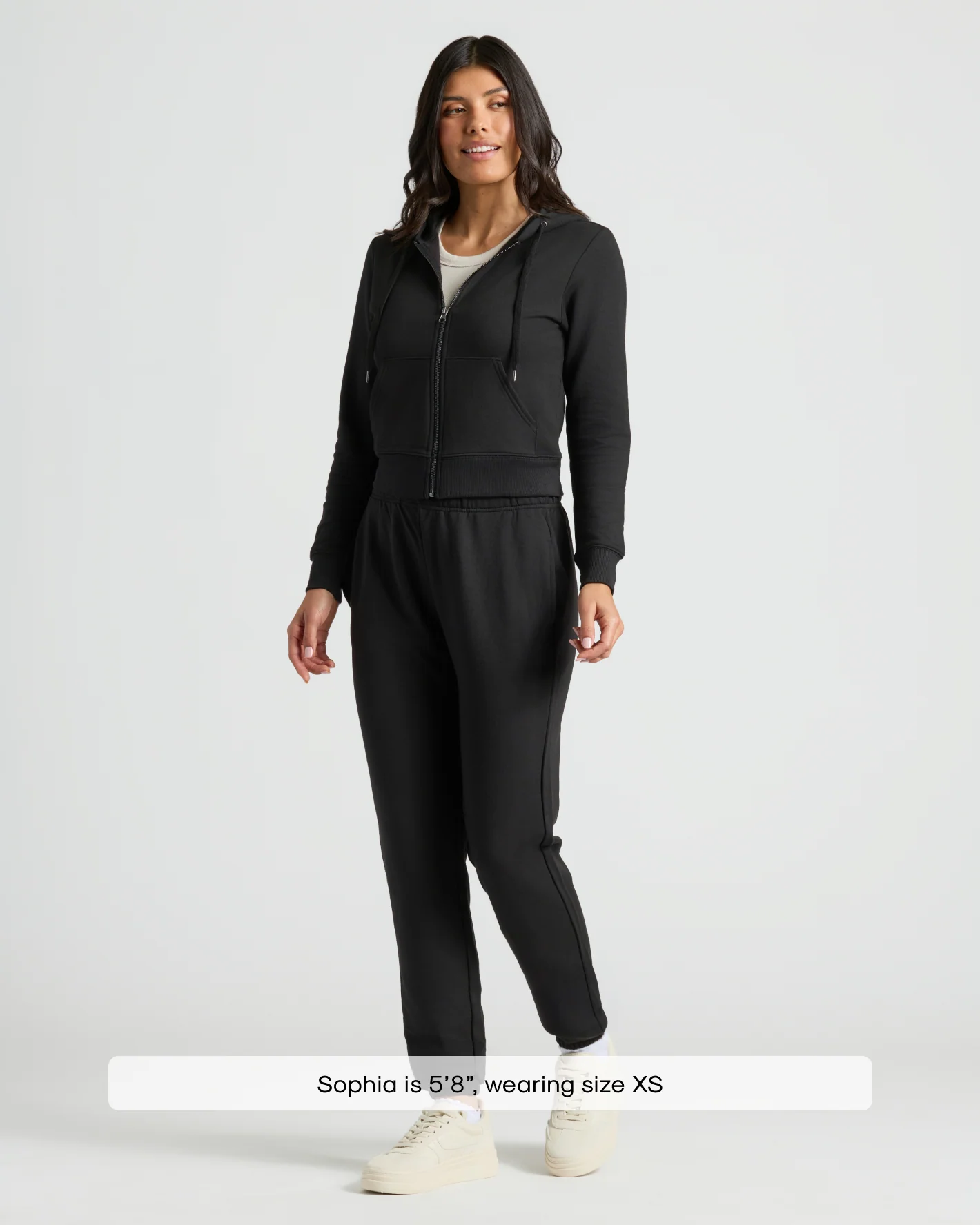 Womens Black Relaxed Joggers - Image 3