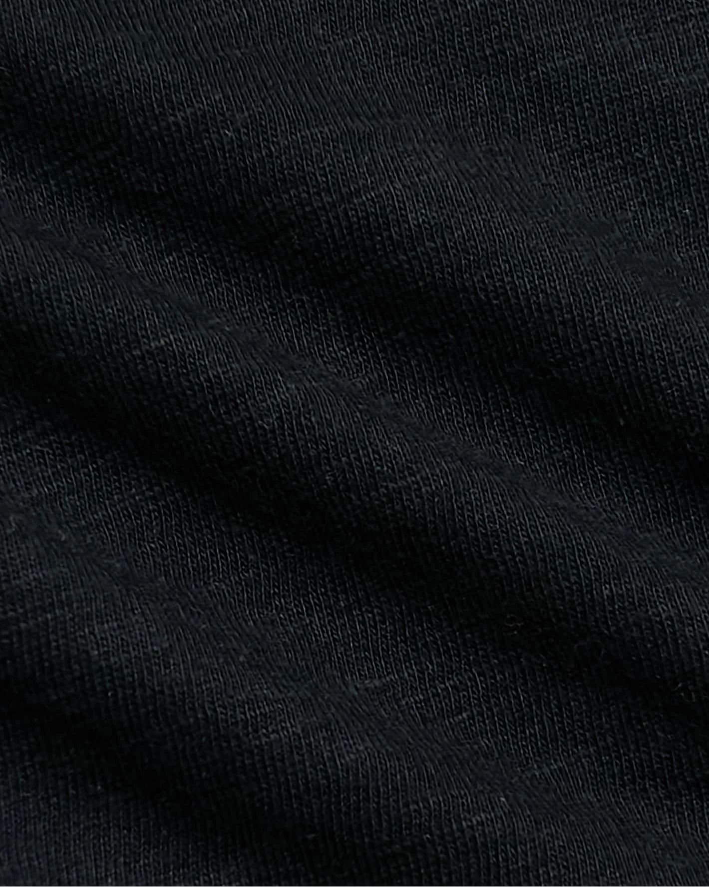 Womens Black Slub Scoop Neck Tee - Image 8