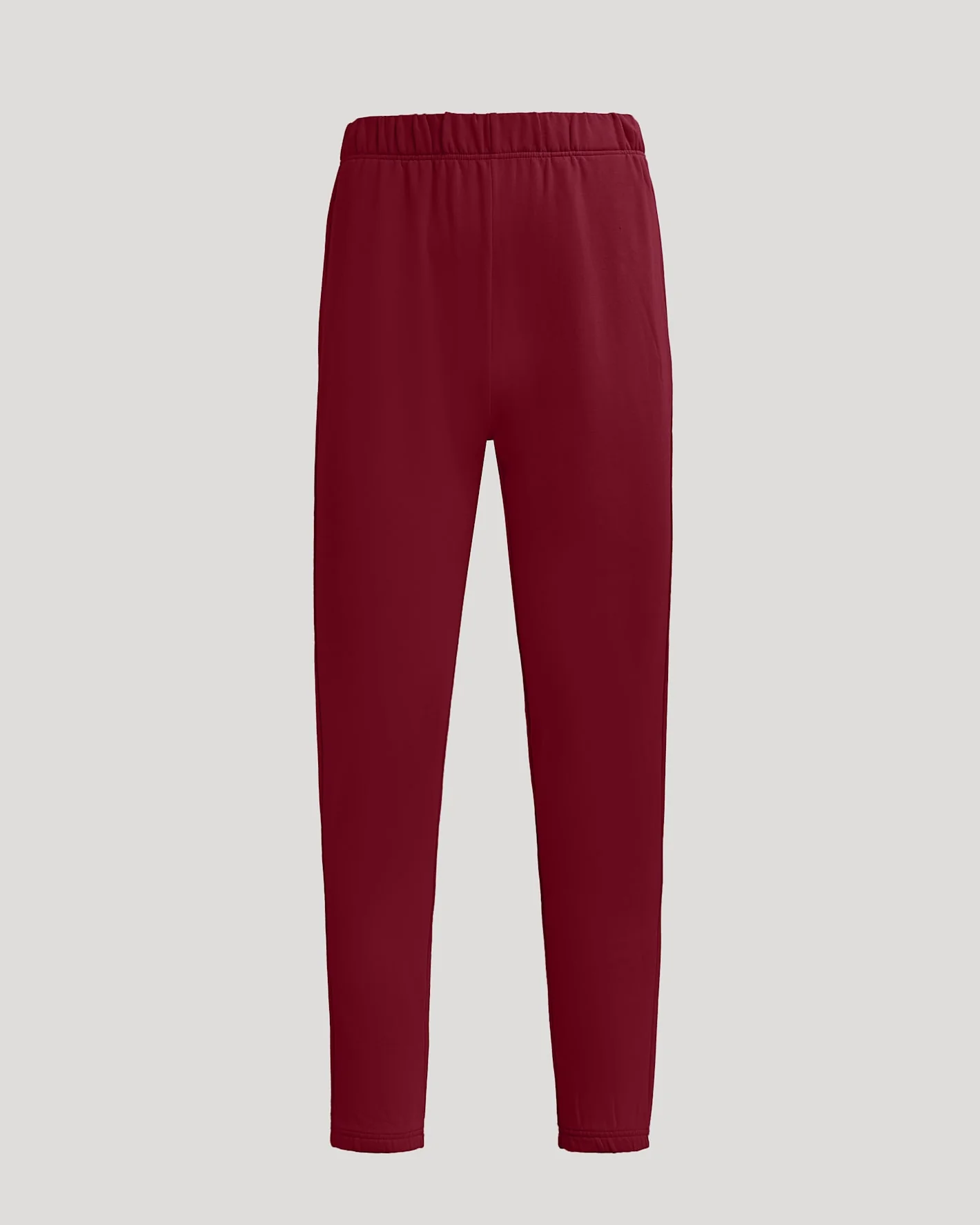 Womens Dark Maroon Relaxed Joggers - Image 2