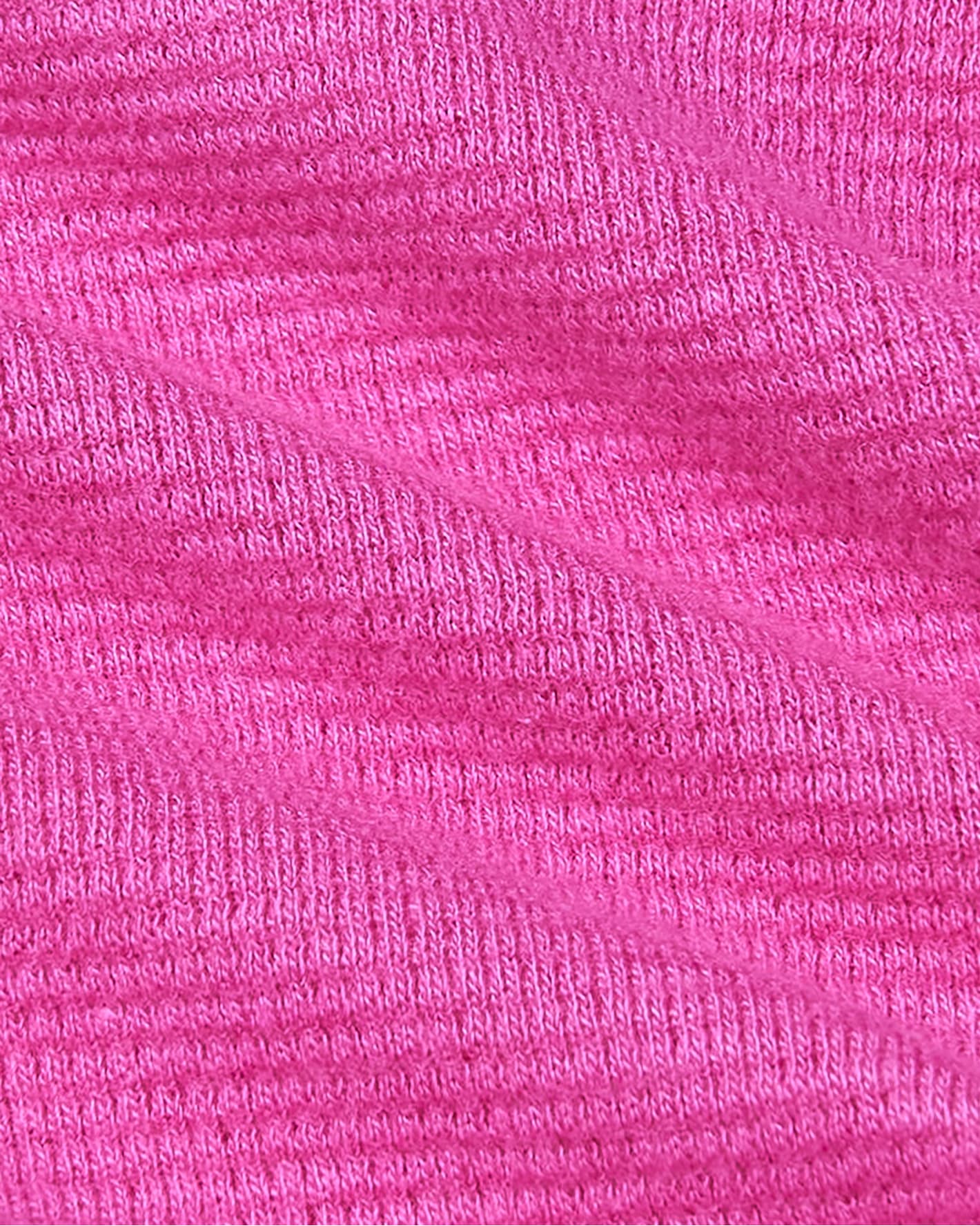 Womens Electric Fuchsia Waffle Long Sleeve Henley & Waffle Leg Pant 2-Pack - Image 8