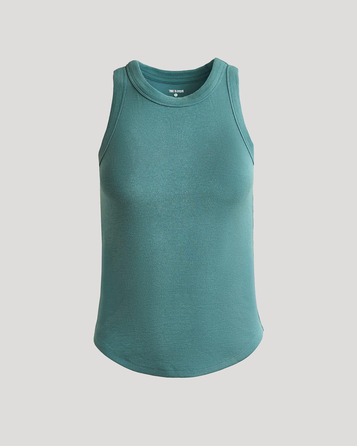 Womens Stormcloud Ribbed High Neck Tank - Image 2