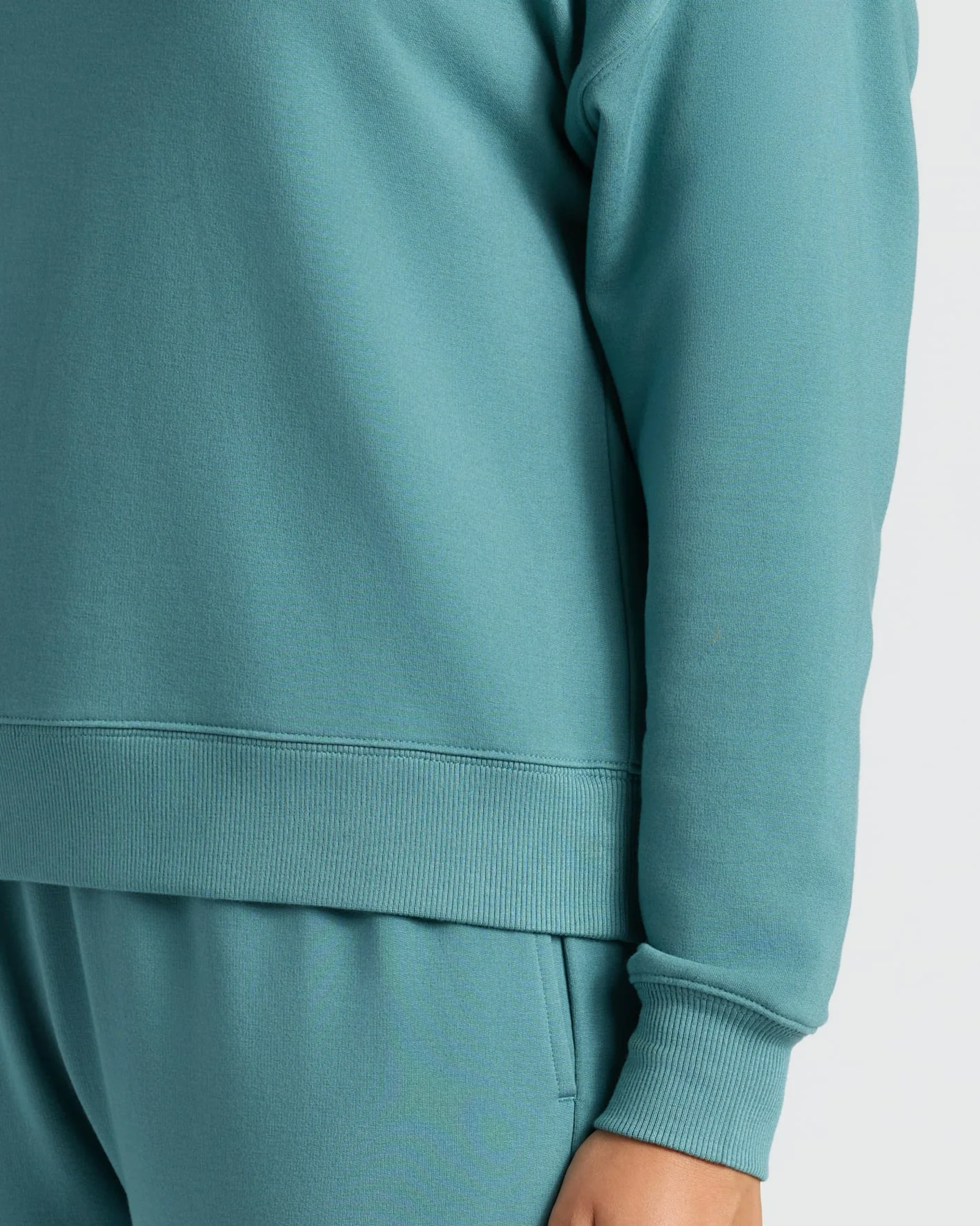 Womens Stormcloud Slouch Pullover Crew - Image 6