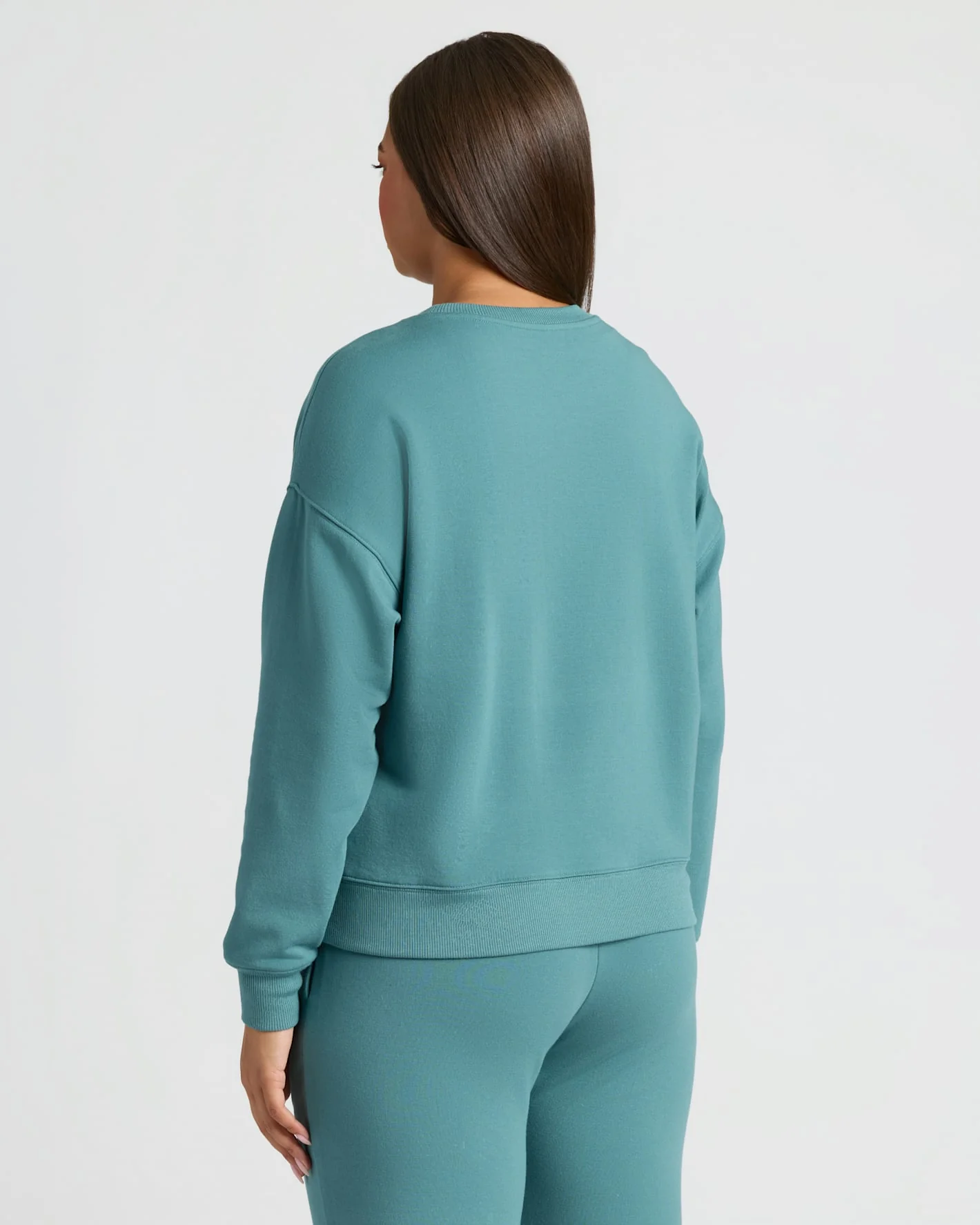 Womens Stormcloud Slouch Pullover Crew - Image 4