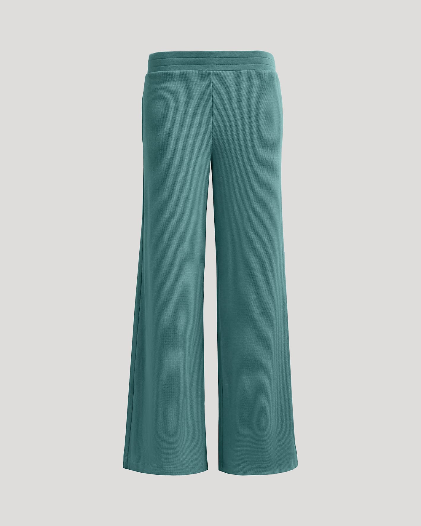 Womens Stormcloud Waffle Wide Leg Pants - Image 2